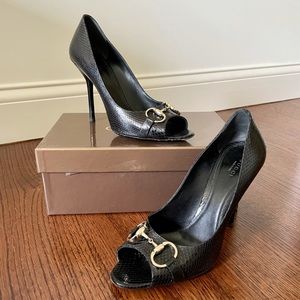 🚫SOLD🚫Preowned Gucci Horsebit Leather Pumps Size 10